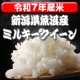〈工場直売〉新潟県魚沼産ミルキークイーン 玄米10kg
